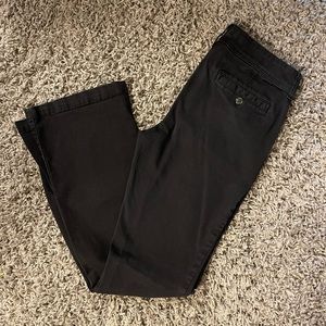 Black bootcut pants